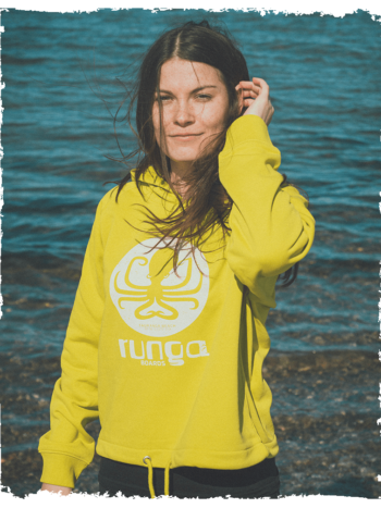 runga-hoodie »karauna«  Hey Yellow